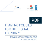 Framing Policies For The Digital Economy - Towards Policy Frameworks in The Asia-Pacific