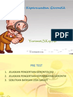 Konsep Keperawatan Gerontik