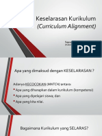 Keselarasan Kurikulum Pembelajaran Penilaian