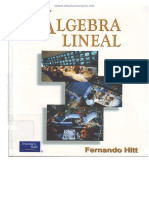 Algebra Lineal, Fernando Hitt PDF