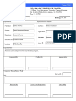 Services Request Form-IT001 PDF