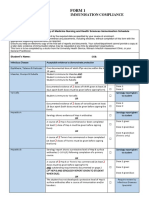 Immunisation Compliance Form 1 2018 Version 5 Final