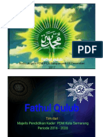 Fathul Qulub PCM B.Manik 12, 2017 PDF