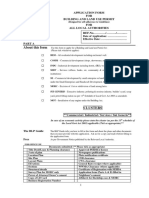 About This Form: Application Form FOR Building and Land Use Permit FOR All Local Authorities REF - No / ./ ..