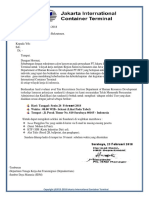 Surat Undangan Rekrutmen Tes Seleksi Karyawan PT - Jakarta International Container Terminal (JICT) SRBY-1