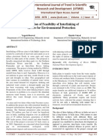 Evaluation of Feasibility of Interlinking of Rivers For Environmental Protection