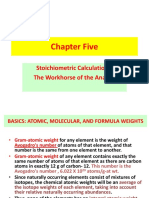 Analytical Chemistry (Stoichiometry)