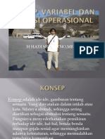 Konsep, Variabel Dan Definisi Operasional