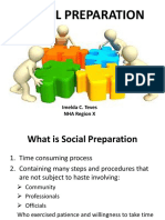 Social Preparation