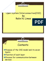 Open System Interconnection (OSI) : by Rolin N. Limos