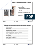 Power section components testing and replacement