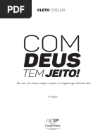 Livro Com Deus Tem Jeito