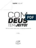 Livro Com Deus Tem Jeito