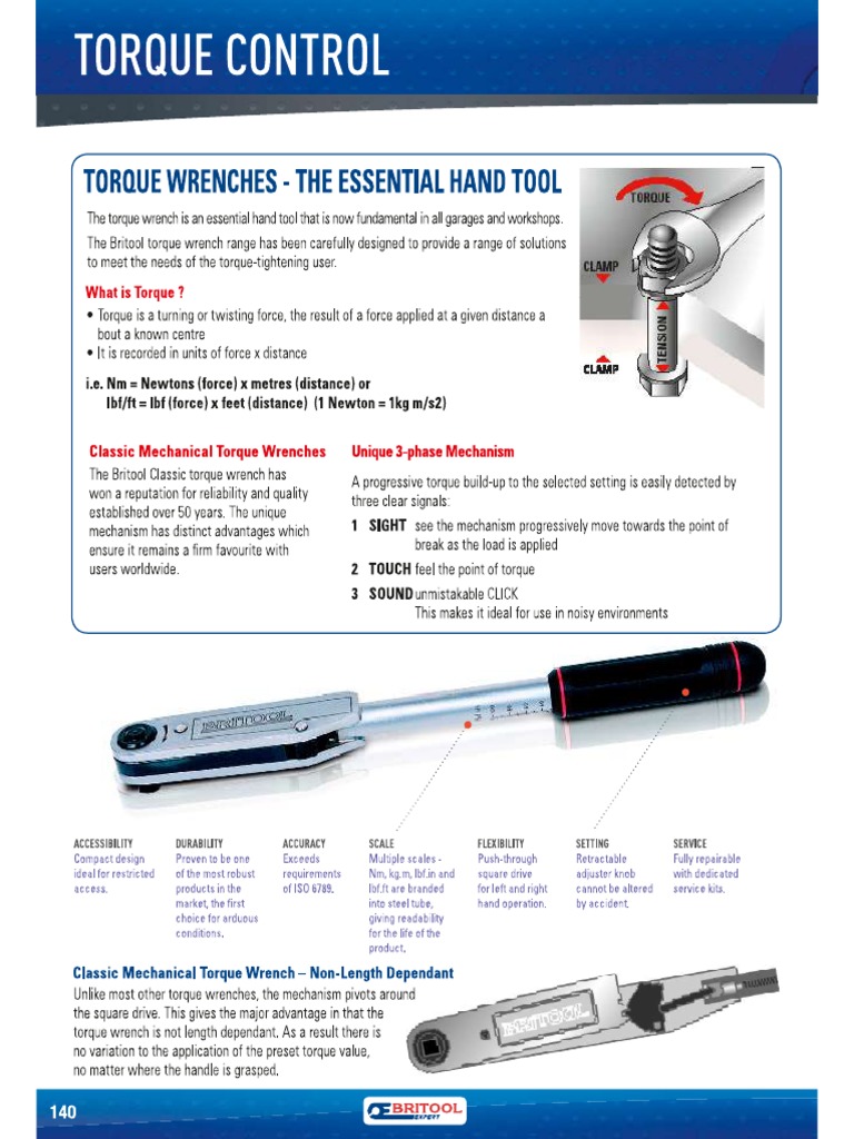 Britool Torque Wrench PDF PDF