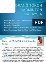 Tokoh-Tokoh Badminton Di Malaysia