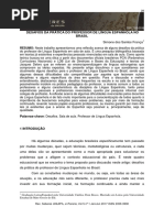 Desafios Da Pr_tica Do Professor de L_ngua Espanhola No Brasil
