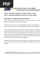 Subjetividade e Constituição Do Sujeito Em Vygotsky