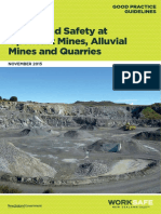 WKS 4 Excavations Health Safety at Opencast Alluvial and Quarries PDF