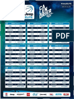 Calendrier Jeep Elite 2018-2019