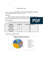 Audited Energy Consumption: Executive Summary