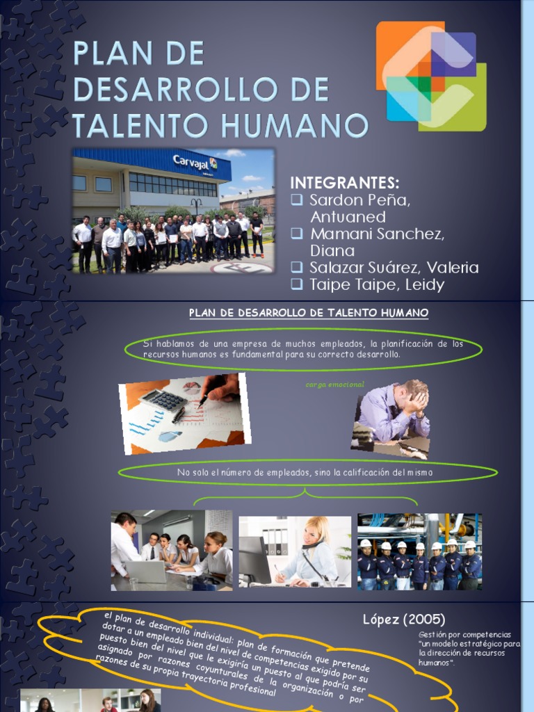 Plan de Desarrollo de Talento Humano | PDF | Planificación | Gestión de ...