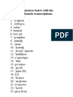 Microsoft Word - Vegetables Phonetic Transcription Photos Crossword