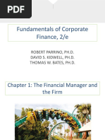 Fundamentals of Corporate Finance, 2/e: Robert Parrino, Ph.D. David S. Kidwell, Ph.D. Thomas W. Bates, PH.D