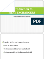 Introduction To Heat Exchangers: Transport Phenomenon (CH 306)