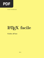 Download LaTeX Facile by Giulio Romano SN38476356 doc pdf