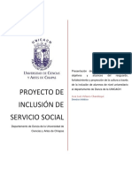Formato de requisición para proyecto de servicio social