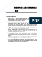 Administrasi Dan Pembukuan Dana BLM 2013