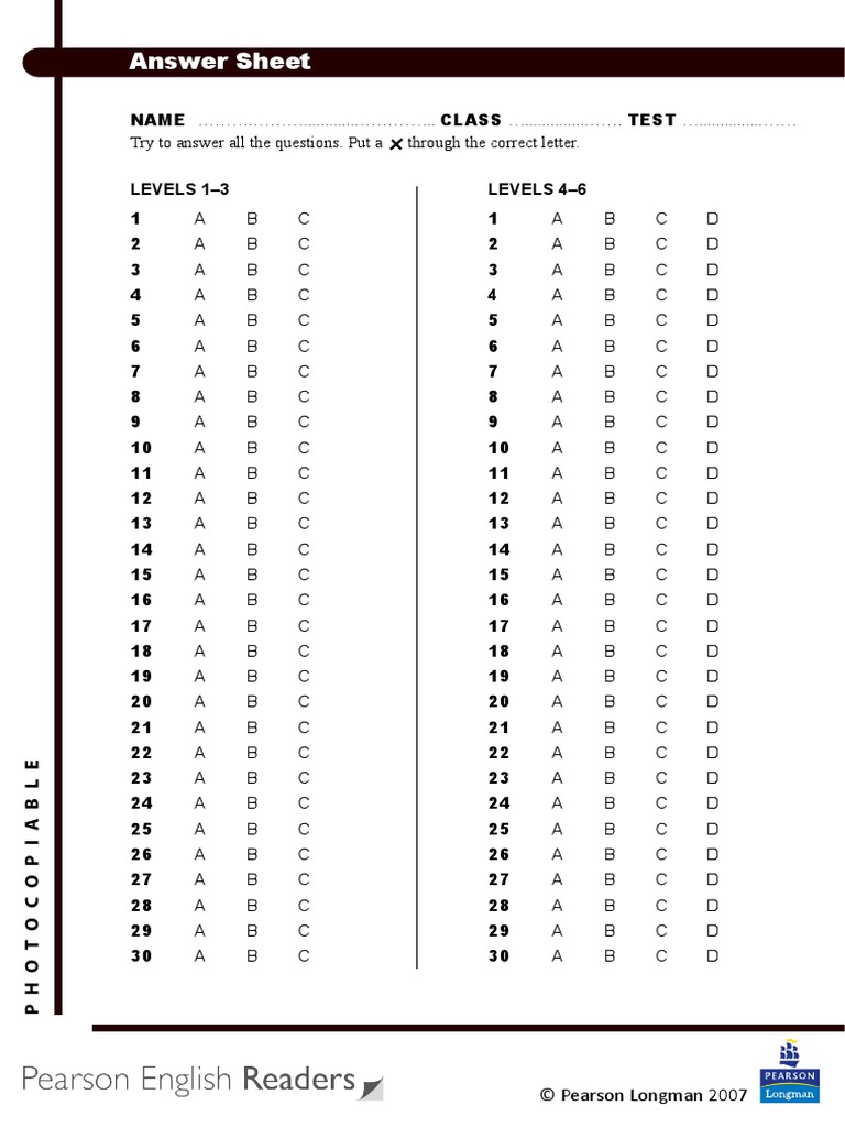 Answer Sheet L1 | PDF