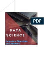 Data Science Interview Questions and Answer