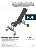 TuffStuff Multi-Purpose Bench (CMB-375) Owner's Manual