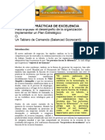 Veinte Practicas de Excelencia para Impulsar Un Plan Estrategico O Un Tablero de Comando