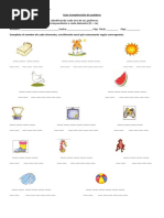 Completación de Palabras 1°