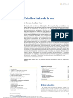 Estudio Clinico de La Voz PDF