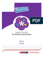 Bases para Juegos Florales