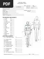 Jorge Measurements