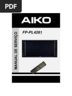 Tv de Plasma - Aiko Fp-pl4281-Manual Serviço