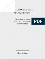 Autonomie Und Normativit T Zu Hegels Rechtsphilosophie