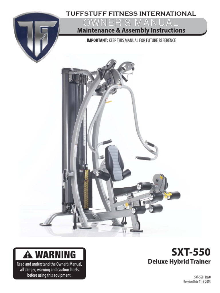 Câble Latéral TuffStuff Fitness Pour SXT-550 – Renforcement Musculaire Et Entraînement Gym