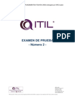5b. Examen de Prueba 2 ITIL F en Línea ORCI Latam 5