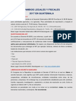 Cambios Legales y Fiscales