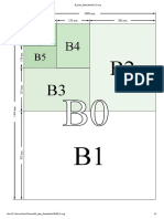 B paper sizes illustrated in SVG format