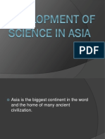 Development of Science in Asia