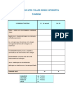 lista de cotejo apra evaluar imagen  interactiva thinglink