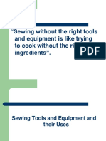 Sewing Without The Right Tools and Equipment Is Like Trying To Cook Without The Right Ingredients