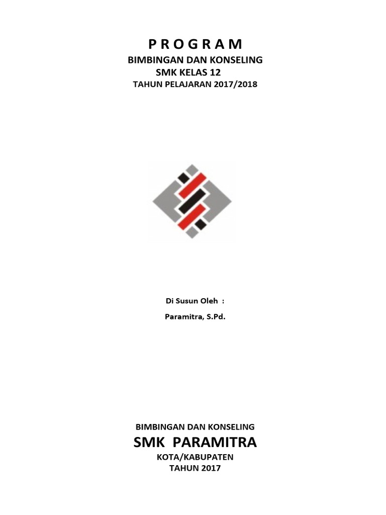 Program BK SMK Kelas 12 Tahun 2017/2018 | PDF