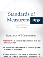 Standards of Measurement